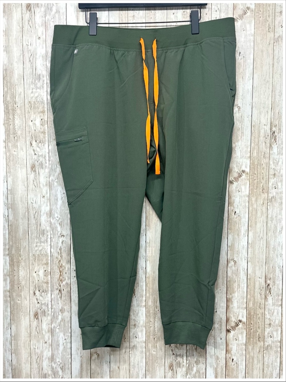 FIGS Zamora Jogger Scrubs Pants Moss Green NWT ~ Size 3XL Petite ~ Item #7007